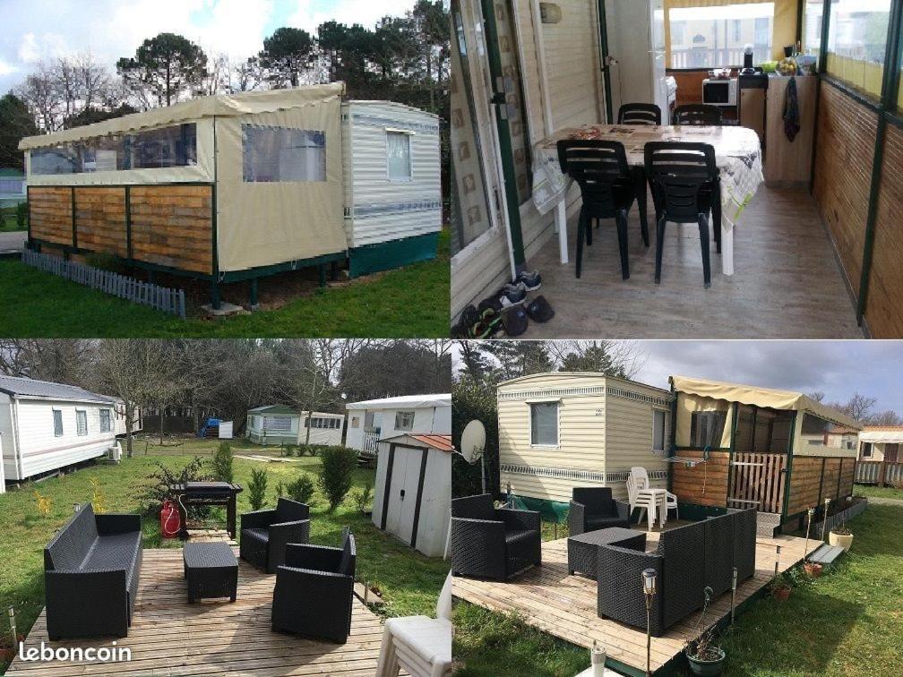 Mobilhome Bien Equipe Et Climatise Mimizan-Plage Eksteriør bilde